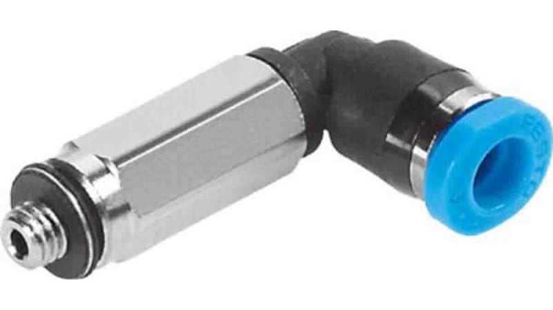 Festo Elbow Threaded Adaptor to M5 Male to Push In 6 mm
