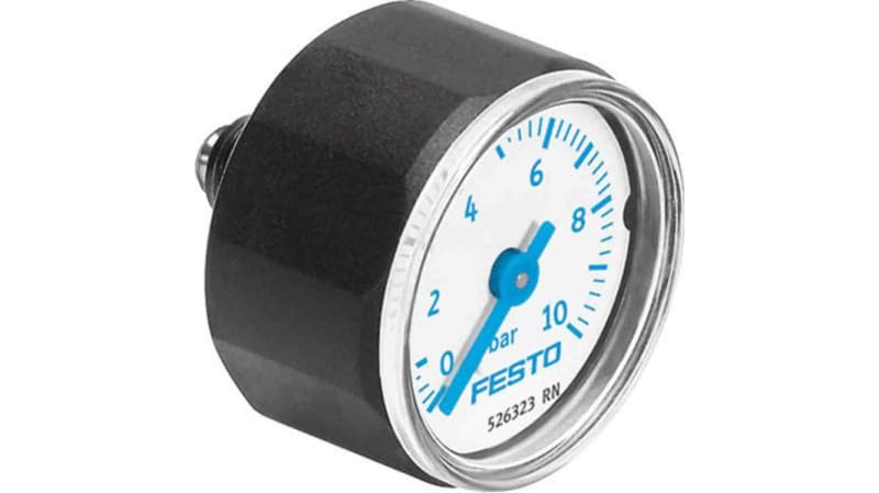 Festo Pneumatic Pressure Gauge 10bar, MA-27-10-M5