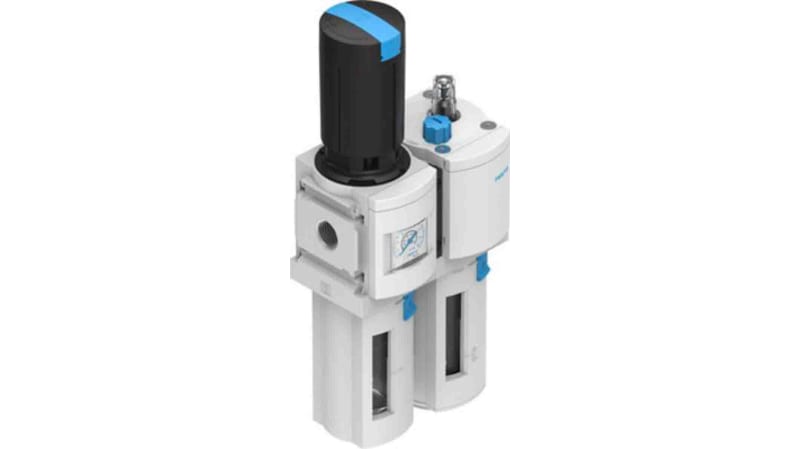 Festo G 3/8 FRL, Manual Drain, 40μm Filtration Size