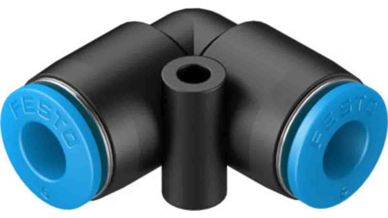 Festo Elbow Tube-toTube Adaptor to Push In 6 mm to Push In 6 mm, QS Series