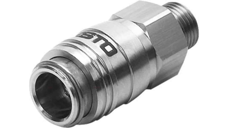 Festo Male Pneumatic Quick Connect Coupling, Threaded