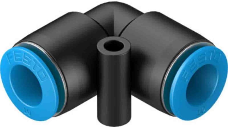 Festo Elbow Tube-toTube Adaptor to Push In 10 mm to Push In 10 mm, QS Series