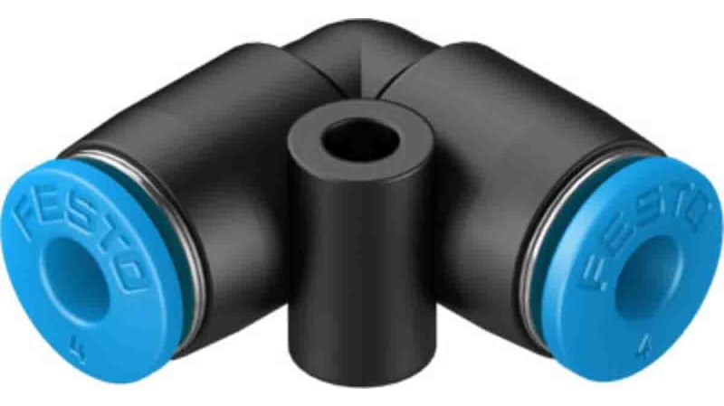 Festo Elbow Tube-toTube Adaptor to Push In 4 mm to Push In 4 mm, QS Series