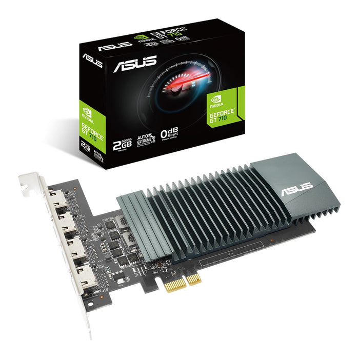 Card màn hình VGA ASUS GT710-4H-SL-2GD5, 2GB, GDDR5, (ASU714)