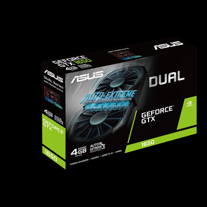 Card màn hình VGA ASUS DUAL-GTX1650-4G, 4GB, GDDR5, (ASU702)