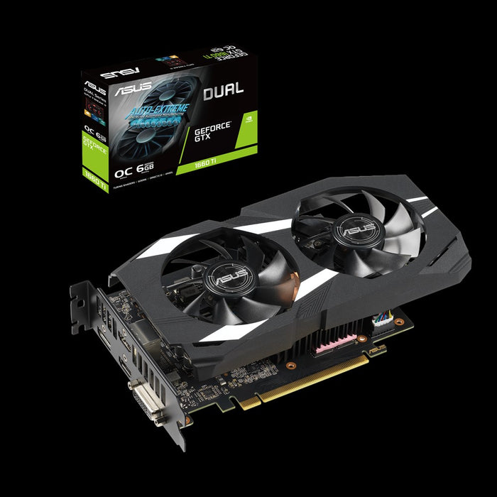 Card màn hình VGA ASUS DUAL-GTX1660TI-O6G, 6GB, GDDR6, (ASU704)