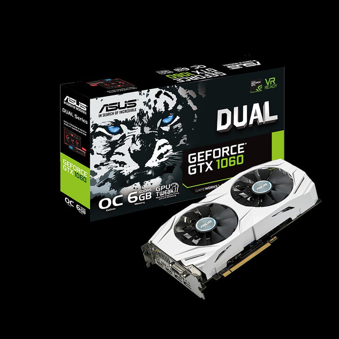 Card màn hình VGA ASUS DUAL-GTX1060-O6G, 4GB, GDDR5, (ASU701)